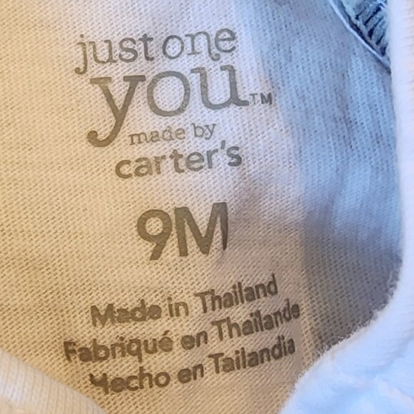 Carters Nautical Sail Away Outfit/Romper Size 9 Months - Picture 6 of 6